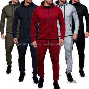 2024 Males’s 2-Piece Tracksuit Set – Hip Hop Streetwear Informal Trend